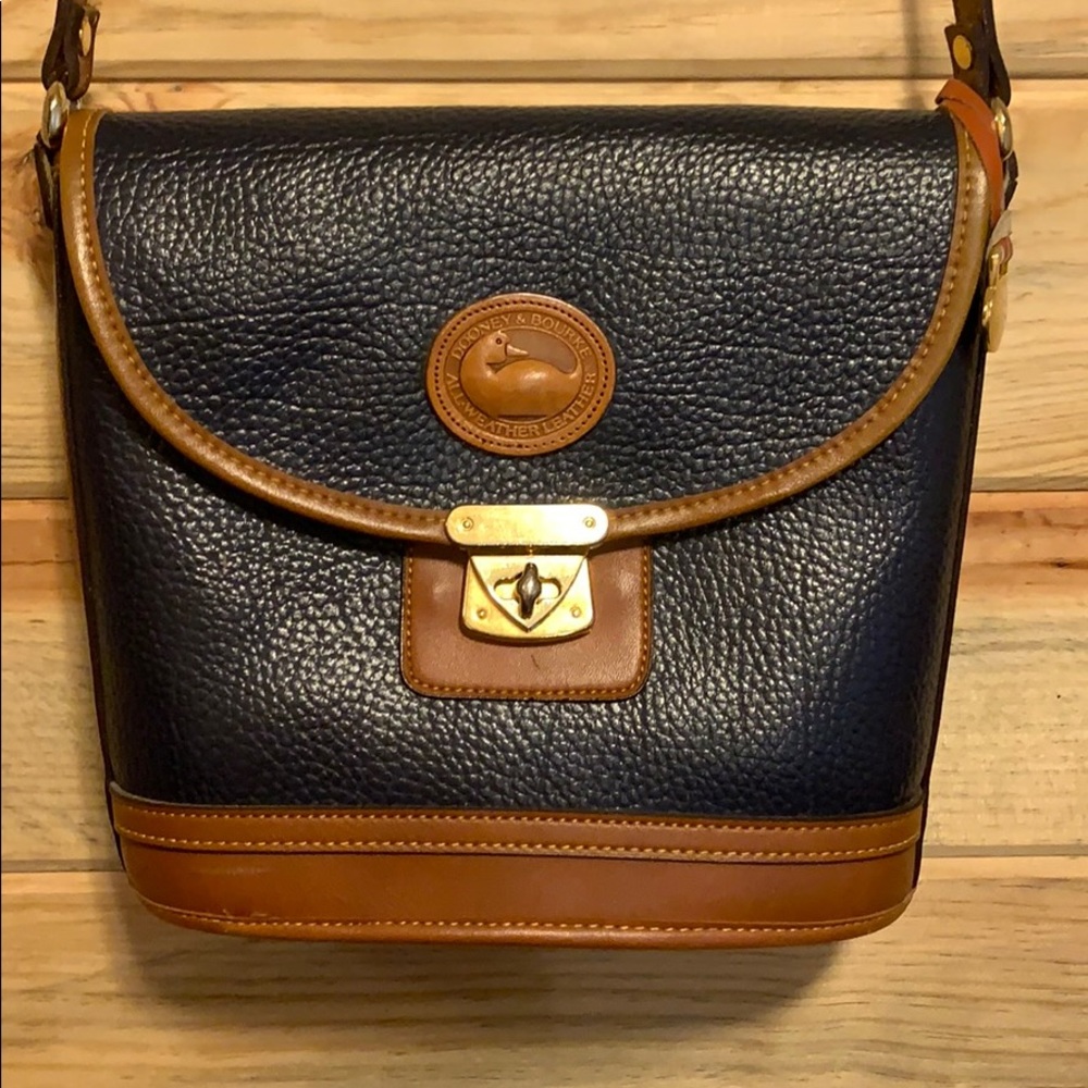 Vintage Navy Blue Dooney & Bourke purse